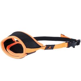Mouth Cover To Prevent Eating Indiscriminately Large Labrador Dog (Option: Orange-L)